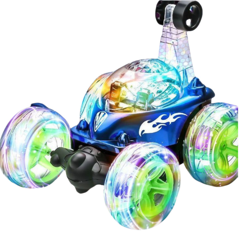 子供用リモコンカー、スタントロールオフロードカー、男の子向けカーレース、充電式、ライトと音楽付きおもちゃ、卸売|undefined