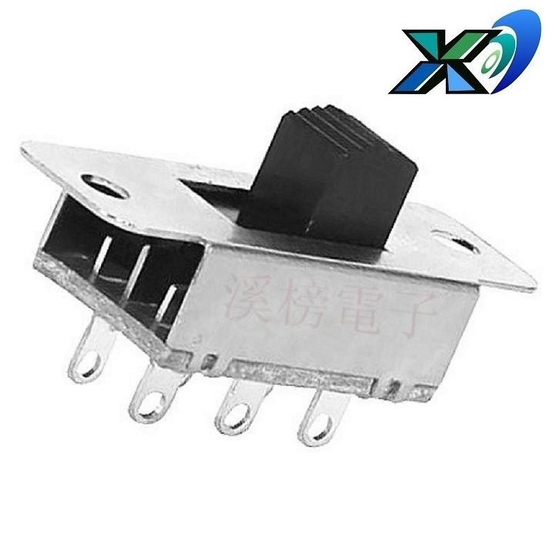 大功率3档拨动开关三段双排 大电流滑动开关三档6脚 三位拨码开关