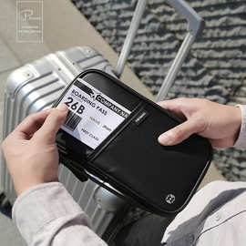 亚马逊热款多功能防盗刷护照包大号尼龙证件包旅行防水护照收纳包