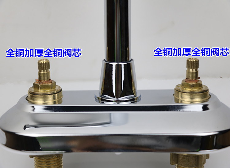 All-copper kitchen basin, cold and hot water faucet switch, double and triple holes, washbasin, sink, water, cold and hot water undefined