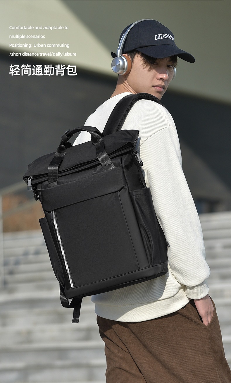 Cross-Border Business Rucksack für Herren mit großem Fassungsvermögen, wasserdicht, Pendler-Rucksack, Outdoor-Reiserucksack, leichte Schultertasche für Studenten