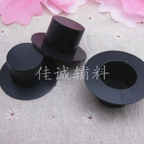 Seven cross-border black/flocked clown hats