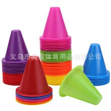 Flat head roller slide pile sports training flat head obstacle angle mark pulley roller roller skating around pile mark bucket windproof wheel