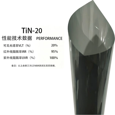 Automotive Film – front windshield film, glass film - 152m1m-tin-20