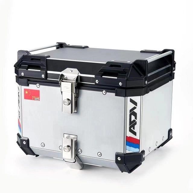 Motorcycle Rear Trunk, Electric Vehicle Trunk, Scooter Aluminum Alloy Trunk, Takeaway Insulated Box, Tool Box
