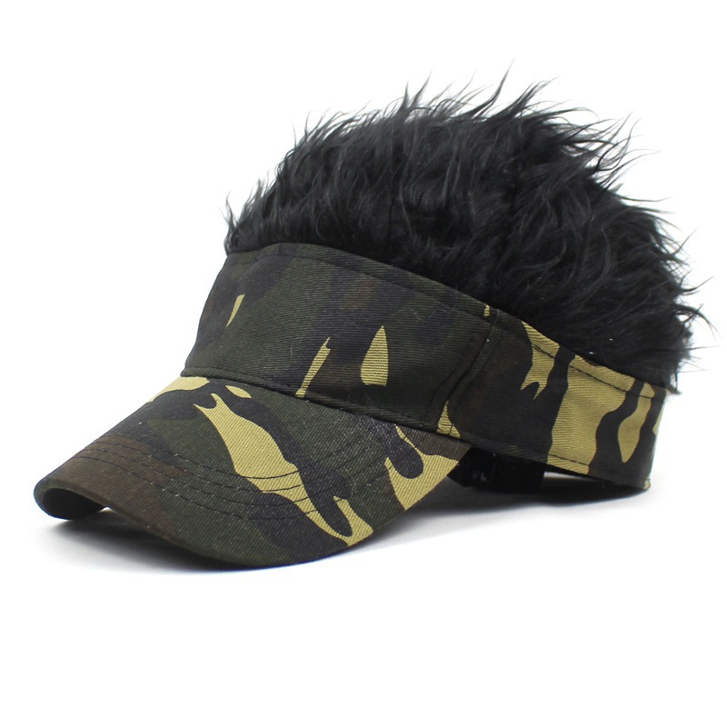 Unisex Streetwear Solid Color Camouflage Flat Eaves Baseball Cap display picture 22