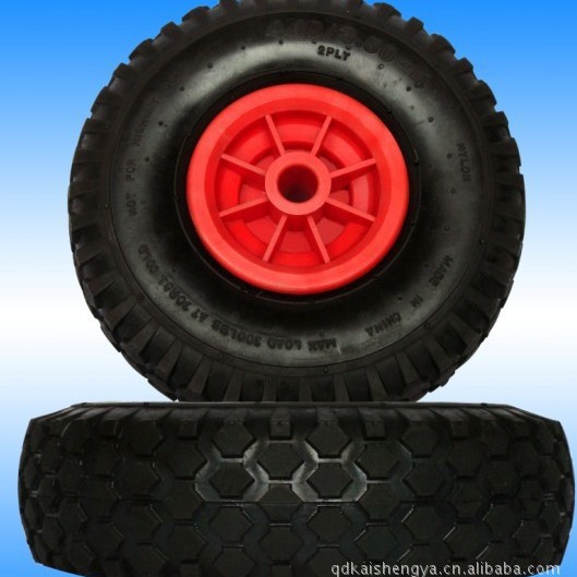 山东凯圣亚轮子厂家供应PU轮子  手推车轮子 不怕扎 免修补 耐磨