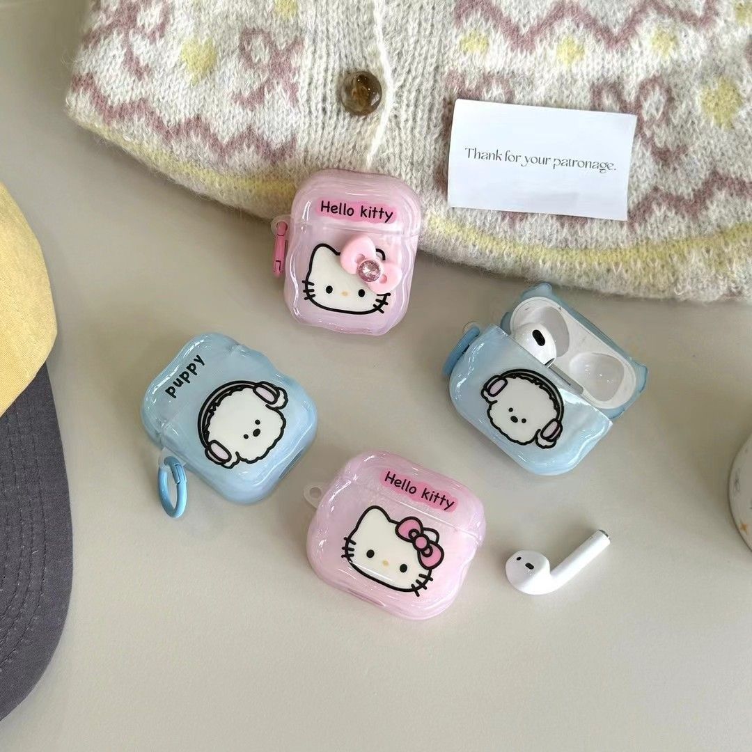 auriculares para perros para HUAQIANG Bei 5 generación airpods 4 generación caso de protección bluetooth airpodspro 3 / 2 auriculares