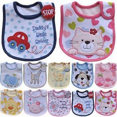Waterproof Three-Layer Baby Bib for Toddlers and Infants