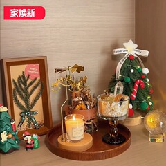 家に入る玄関の飾り置物回転トロイの木馬の走馬灯香薫燭台ろうそく台玄関の雰囲気感の置物