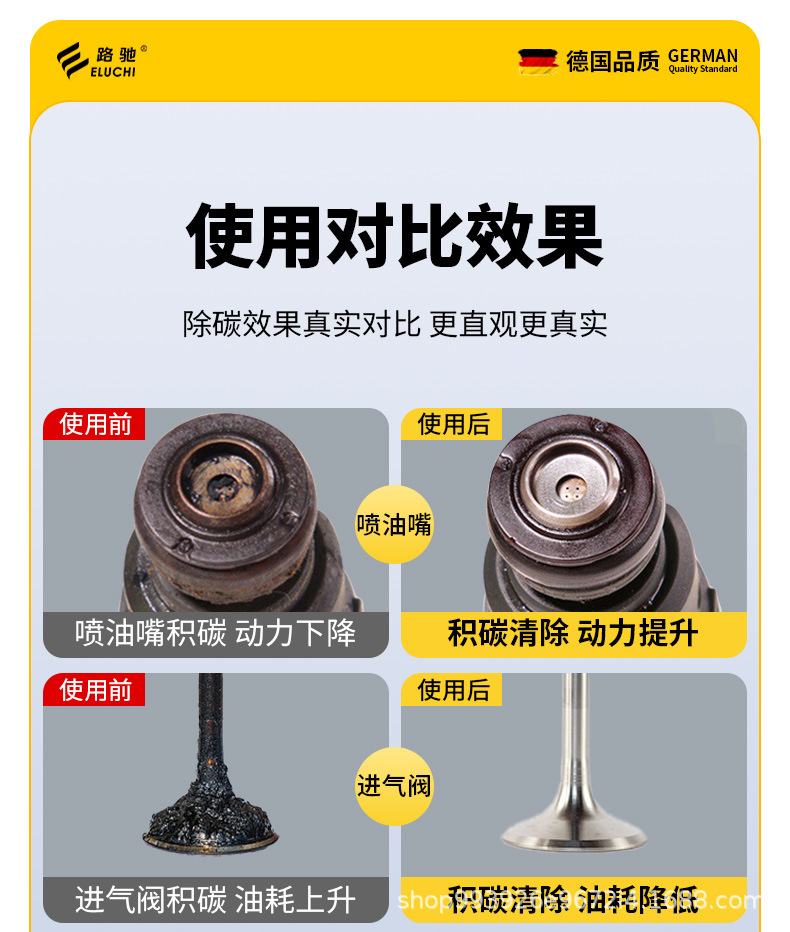 Eroadchi Fuel Injector Cleaner, Powerful Carbon Deposit Remover for Cars, No-Disassembly Engine Gasoline Additive, Genuine Product