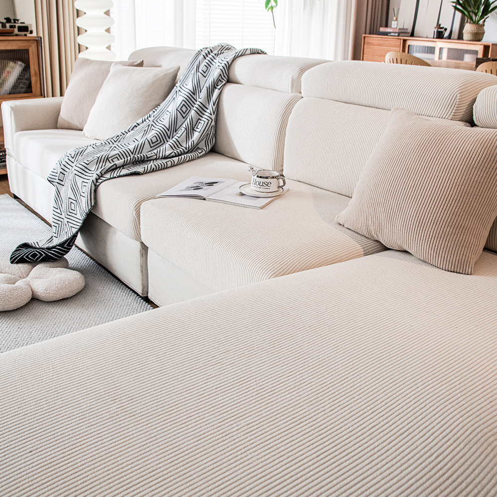 Sofa Cover Autumn and Winter New Style Simple All-Season Universal Non-Slip Sofa Cushion Sofa Seat Cushion Cover Elastic Sofa Slipcover