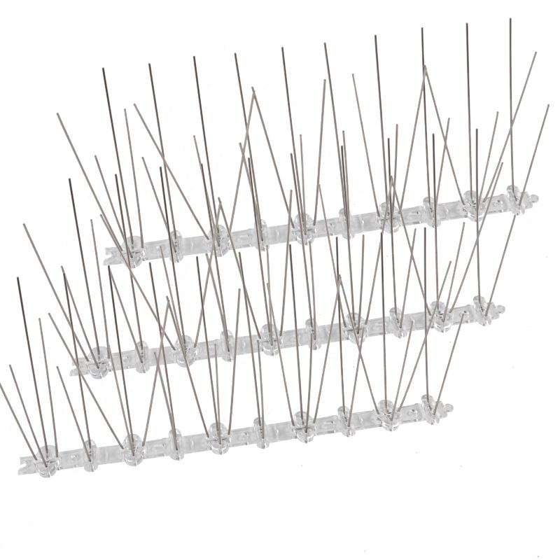 Jardín a prueba de aves Thorn 304 Acero inoxidable 25cm30 espina repelente de pájaros Thorn clavo balcón plástico repelente de pájaros pájaro de acero inoxidable-Thorn image 7