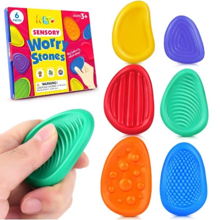 Новый продукт, силиконовый сенсорный камень, детские декомпрессионные игрушки, сенсорный декомпрессионный камень, развивающие декомпрессионные игрушки Fidget Toys