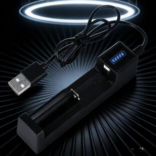 ��ȫ���β۳���� USB ֱ�� �m�� 18650/14500 ����̖늳�