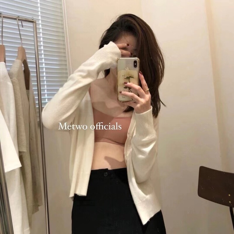 METWO French Square Collar Latex Underwear Small Seamless Adjustable Non-rimless Push-up Underwear Thin Bra for Women