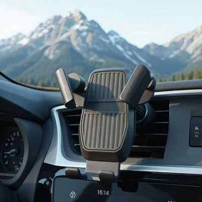 Vent Navigation Shockproof Phone: Car phone holder