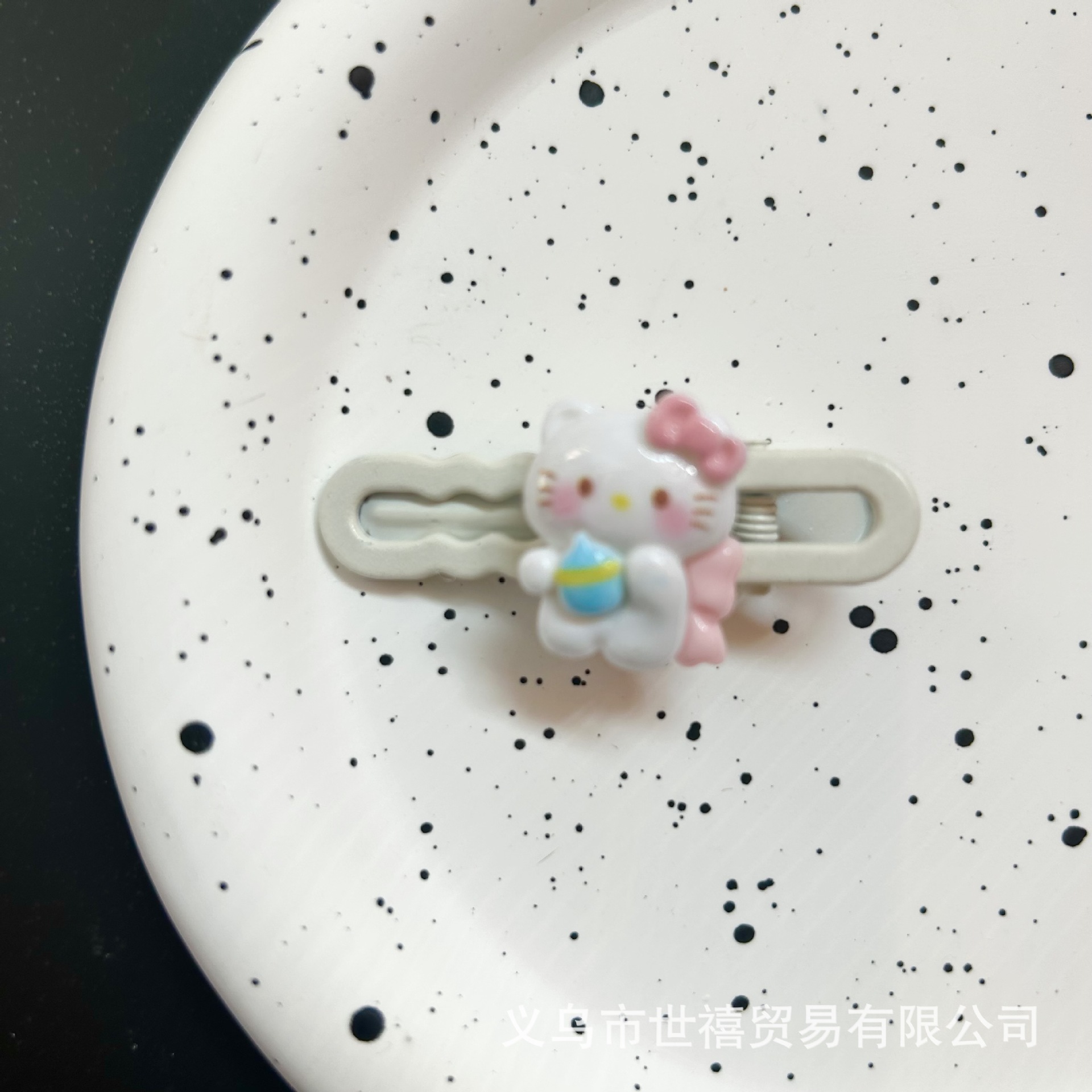 Creativo de dibujos animados gatos brocas de cabello lindas chicas dulces frente brocas de cabello rotas joyas nuevas brocas laterales versátiles