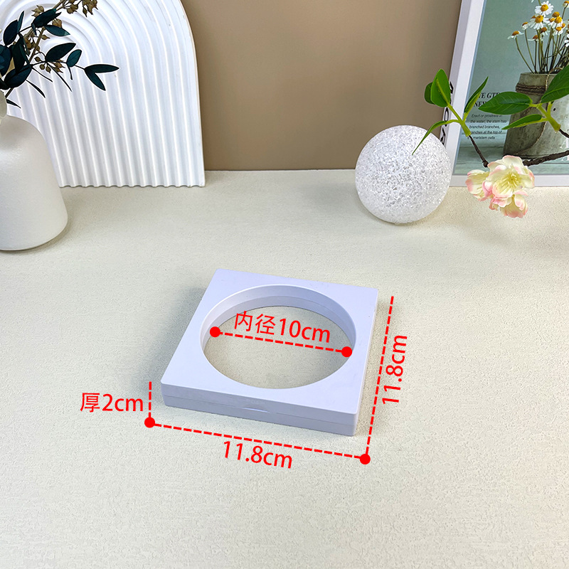 White inner circle 11.8*11.8*2cm; film box