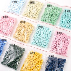 金源マカロン24色霧面塗装ワックス粒八角形顆粒ワックス袋入り100g500g10格24箱
