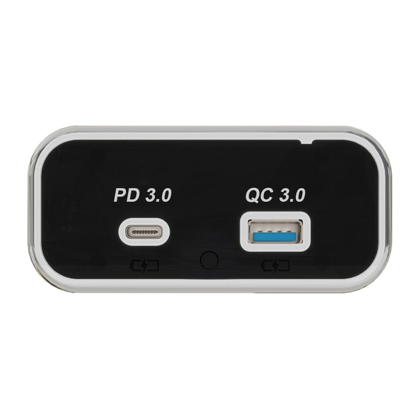 [黑色 usb+type-c qc+pd快充]