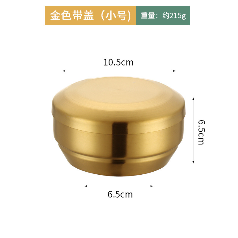 10,5 cm de oro (304 con tapa)