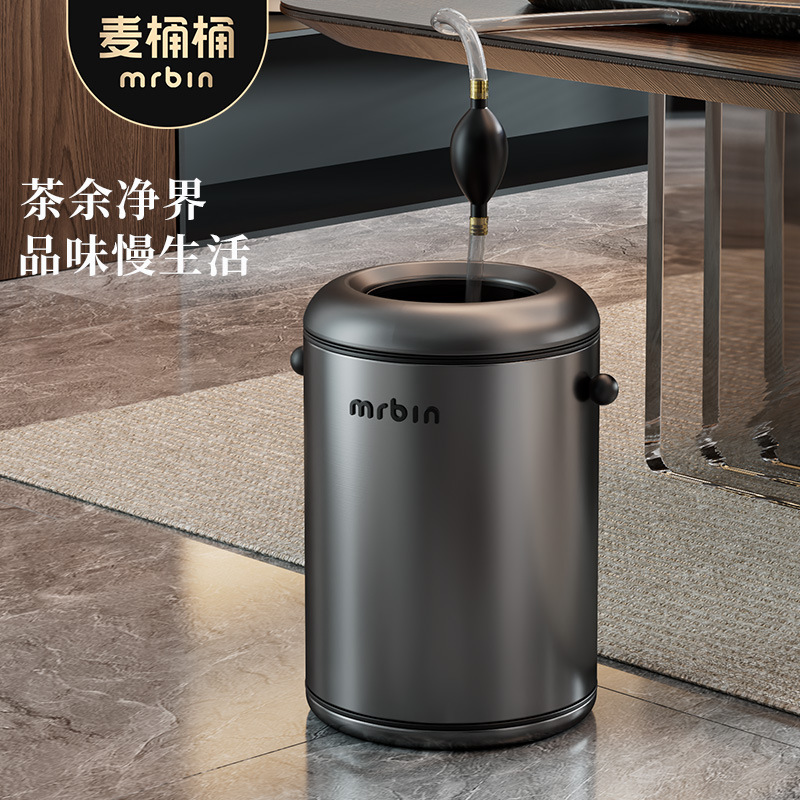 Tea Water Bucket for Living Room Tea Table, Dedicated Waste Water Bucket with Dry and Wet Separation, No Need to Pour Water, Direct Dumping Bucket, 2025 New Model Tea Water Bucket for Living Room Tea Table, Dedicated Waste Water Bucket with Dry and Wet Separation, No Need to Pour Water, Direct Dumping Bucket, 2025 New Model