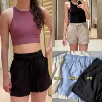 Lulu та же высокая талия дышащие повседневные спортивные шорты dance studio йога теряется 3,5 дюйма