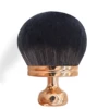 Light rose gold imitation chinchilla hair mushroom head