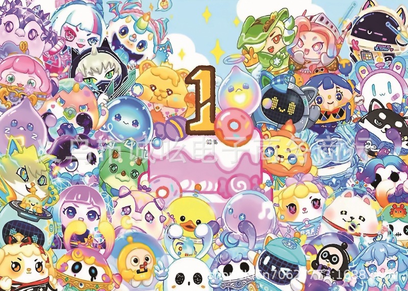 1000 piezas adultos descompresión papel educativo para niños caja grande rompecabezas fábrica de juguetes Internet celebridad puesto noche nuevo con versión Goma