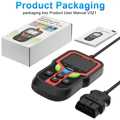 V321 Car Fault Detector Obd Decoder Code Eraser Fault Light Elimination Code Reader Diagnostic Tool (Avtomobil diaqnostika alətləri)