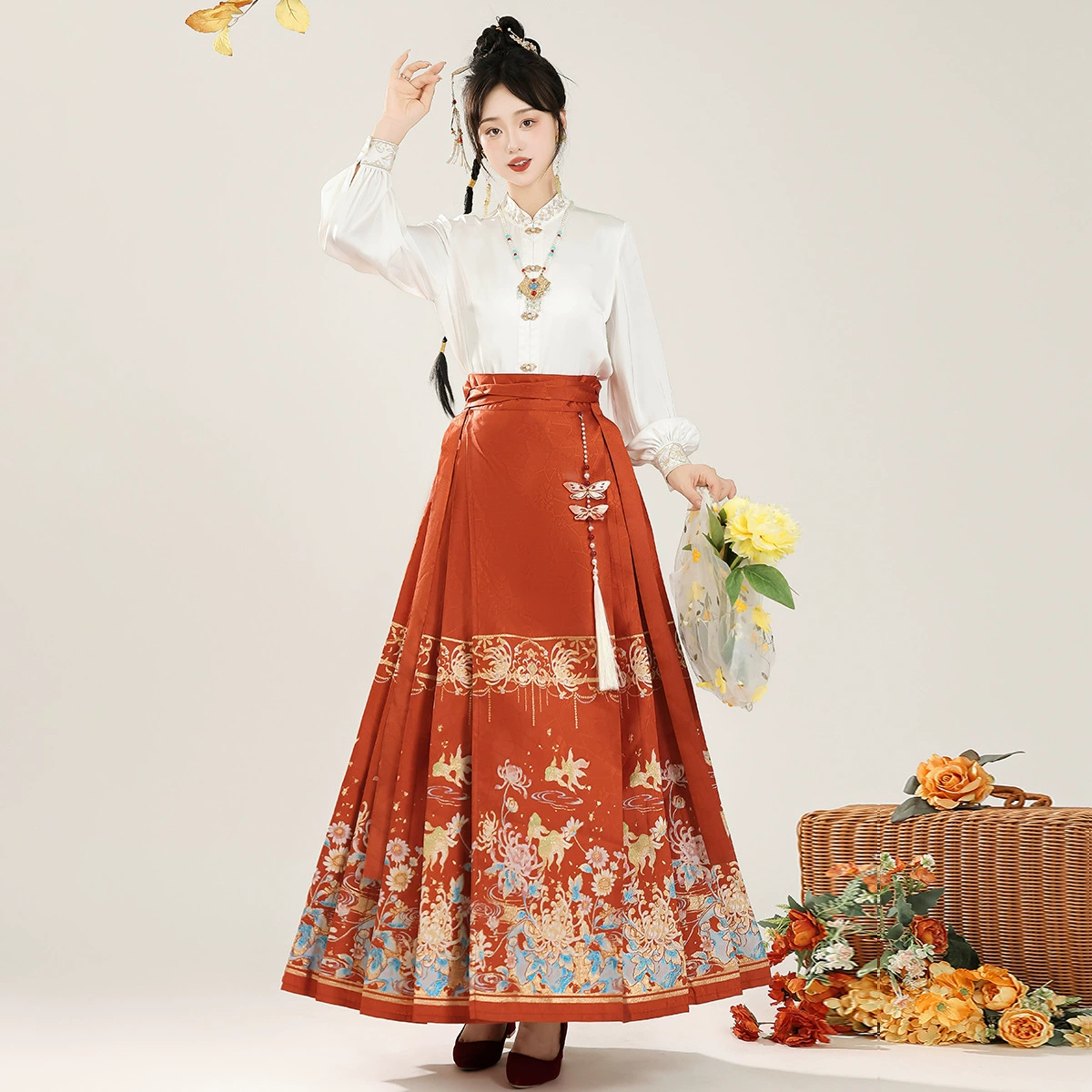 Genuine design long Hanfu, Chinese style