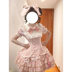 甘美減齢Lolitaロリータ泡袖ワンピース