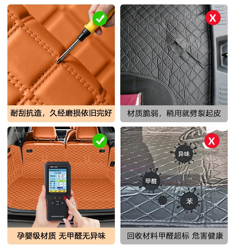 26 models of Wenjie M9 trunk mats, full coverage car interior waterproof accessories, Wenjie M9 six-seater trunk mat