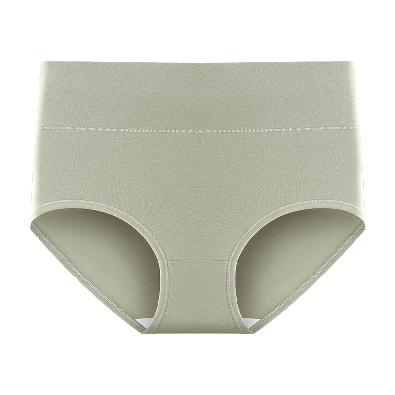Ropa interior de mujer de algodón de cintura alta Clase A Algodón de cintura alta Algodón 7A Ropa interior de niña antibacteriana de algodón de gran tamaño