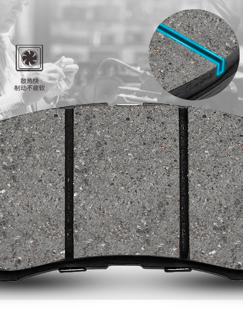 Feidun is suitable for Brembo GT6 GT4 F50 F40 17Z 18Z 19Z V4 V6 modified brake pads