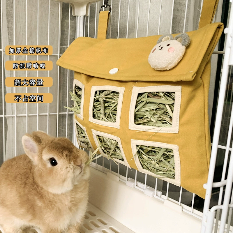 Кролик холст соломенная сумка для защиты от стеганой травы