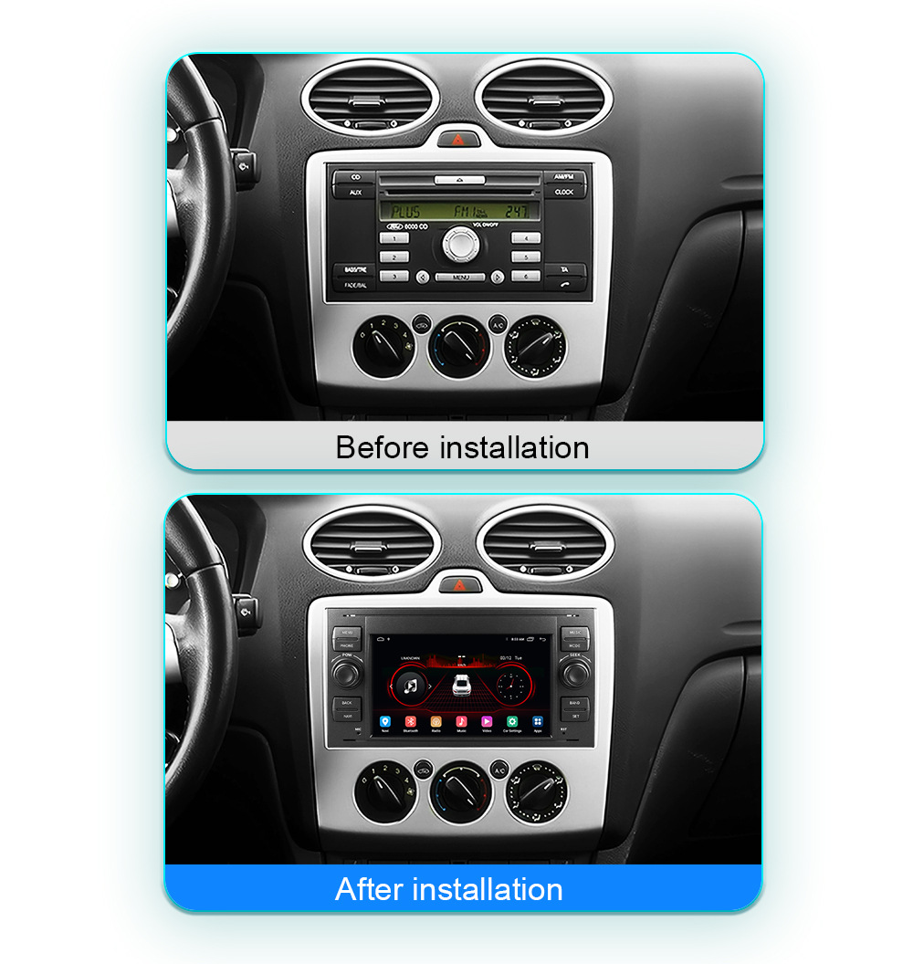 7inch Large Screen Suitable for Ford Focus 06-11 Android Gps Navigation Mobile Phone Interconnection Wifi All-In-One Machine