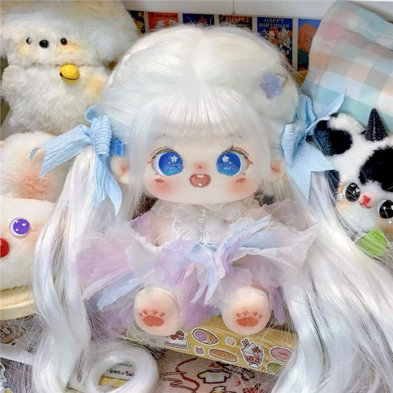 여자 친구를위한 원피스 봉제 장난감 인형을위한 20CM 스커트 코튼 인형 원피스