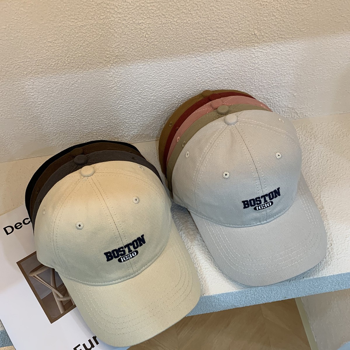 Sombrero de béisbol de cabeza grande para mujeres profundizar y aumentar la parte superior de la sombrera profunda letras bordadas universales estudiantes muestran cara gorro de lengua de pato hombre