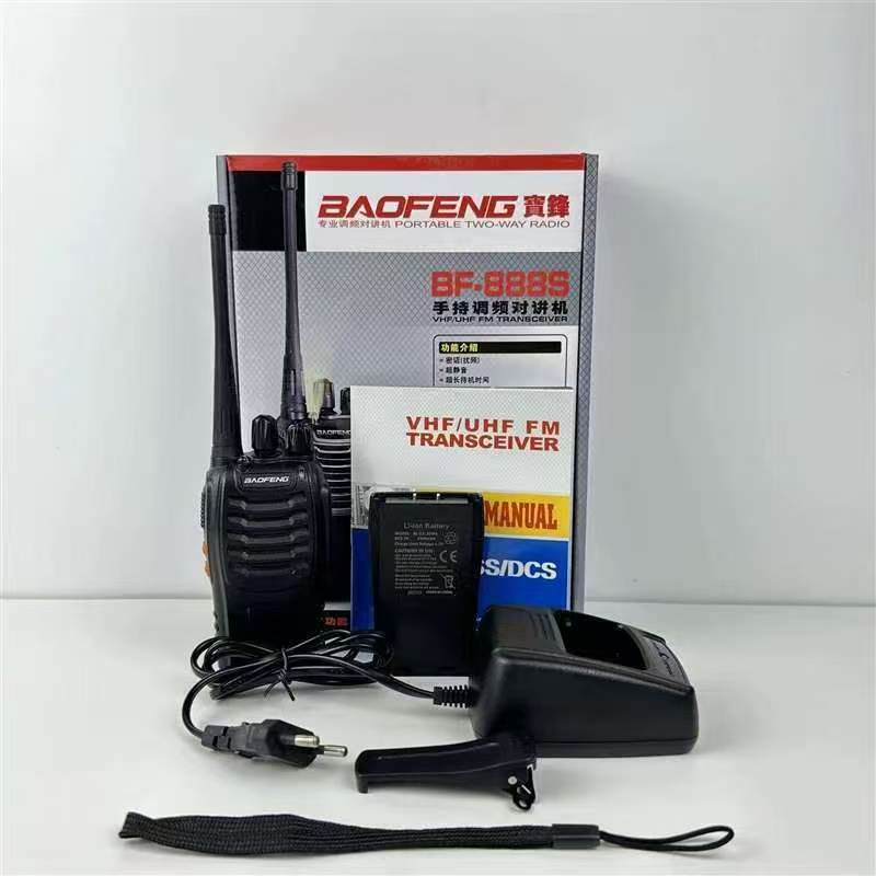 Walkie-Talkie Civil para Exteriores BF-888S, Baofeng Inalámbrico de Mano, Versión en Inglés para Comercio Exterior, Venta al Por Mayor del Fabricante