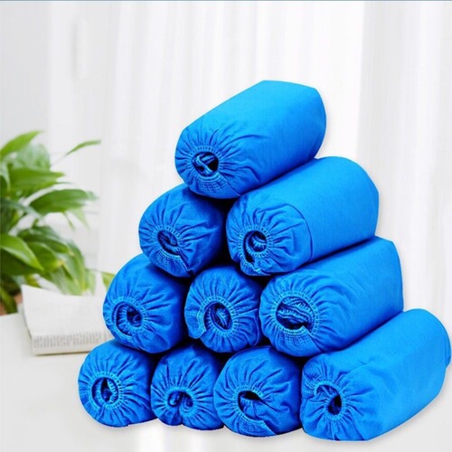 Thickened Disposable Non-woven Shoe Covers for Home Use, Indoor Breathable Dustproof Shoe Covers, 100 Pieces Set, Foot Cover Manufacturer Wholesale