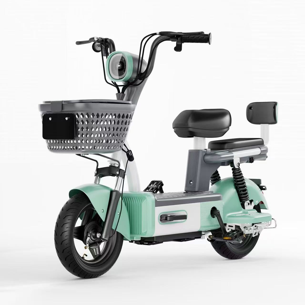 Exportación de nueva bicicleta eléctrica estándar nacional 48V dos ruedas multifuncional coche de batería doble adulto fábrica de tranvía al por mayor