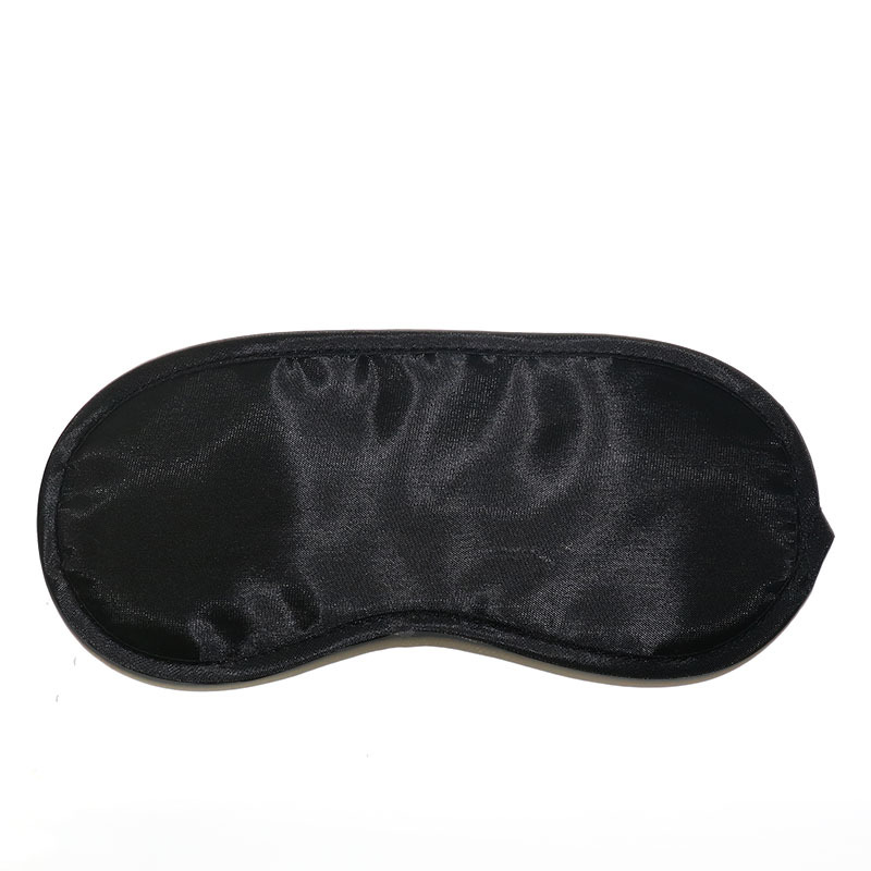 酒店一次性眼罩航空旅游睡眠遮光眼罩透气涤纶纯色护眼罩耳塞批发