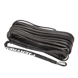 Black 15m 5000 pounds winch rope ultra high molecular weight polyethylene braided rope car trailer traction rope