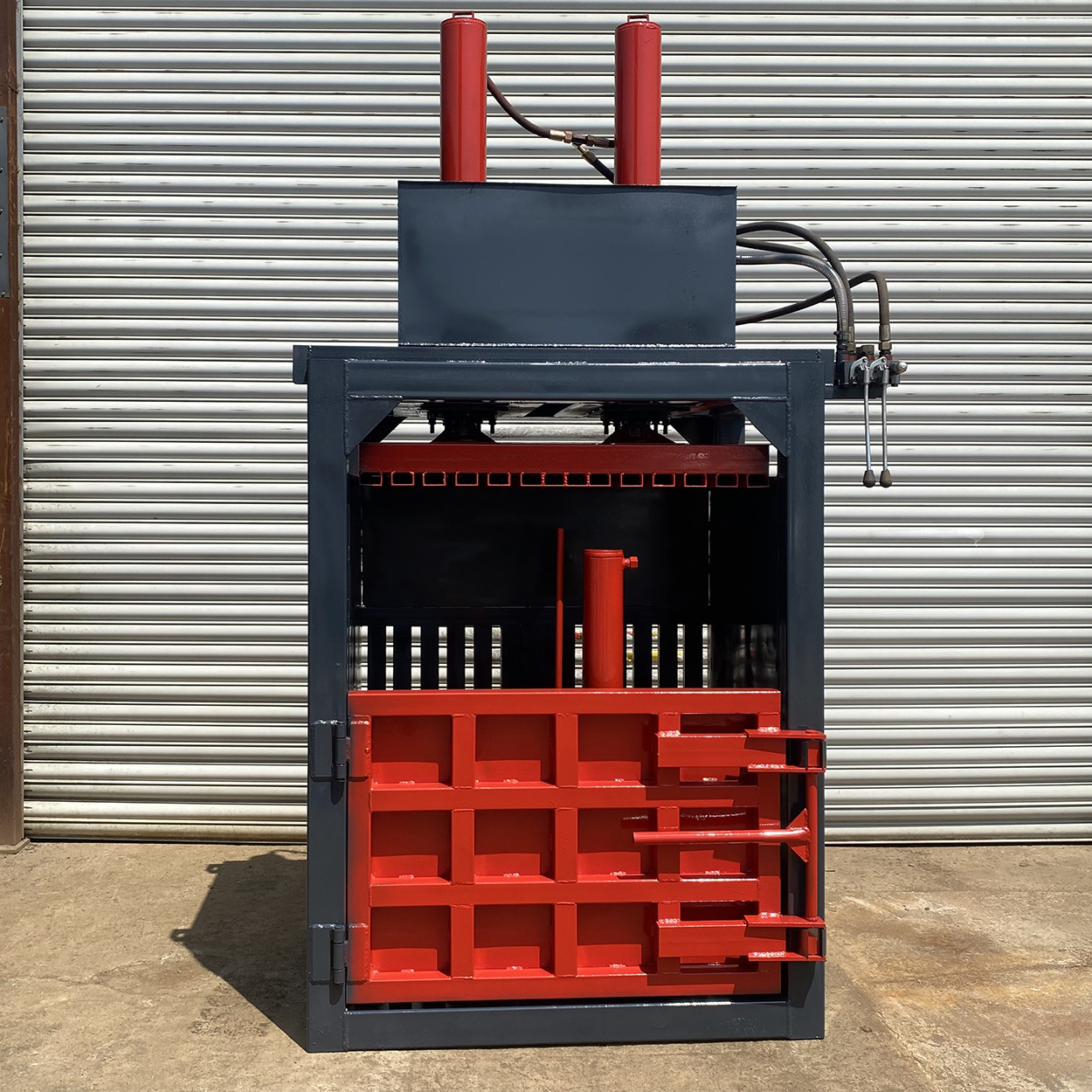 塑料膜压缩打包机立式液压废纸打包机编织袋吨包袋海绵条压包机