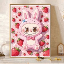 拉布布新品十字绣2025新款客厅高级感小件玄关卧室年轻人手工刺绣