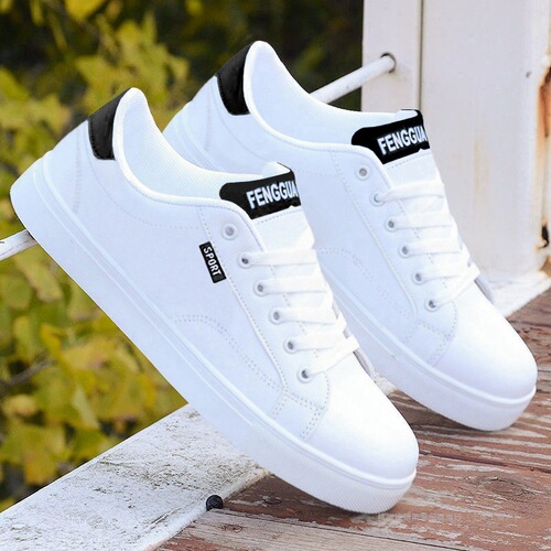 Men's Autumn New White Shoes, Summer Waterproof Casual Work Shoes, Trendy and Versatile for Men, Zhaoyujizai