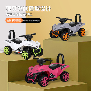 Children's electric car four-wheel beach buggy can ride people children's self-driving charging stroller light music motorcycle