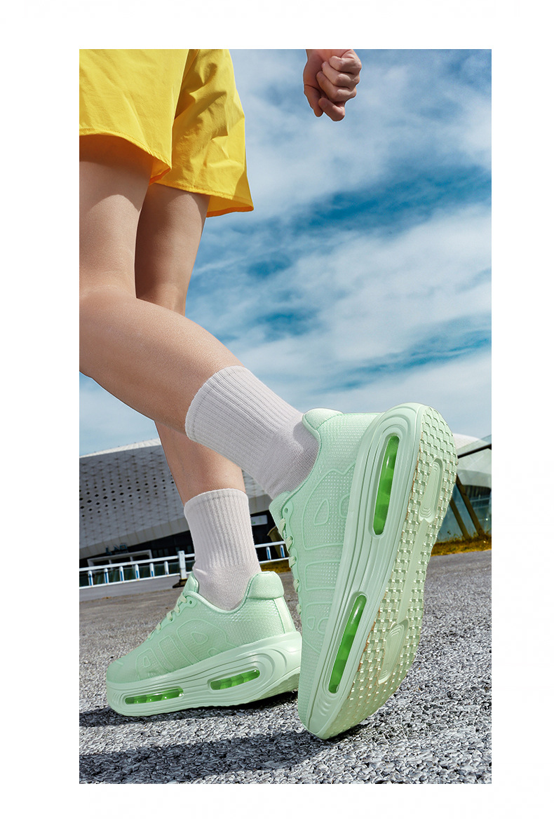 Breathable Men's Running Trainers With Suede And Rubber Sole_voghion.com